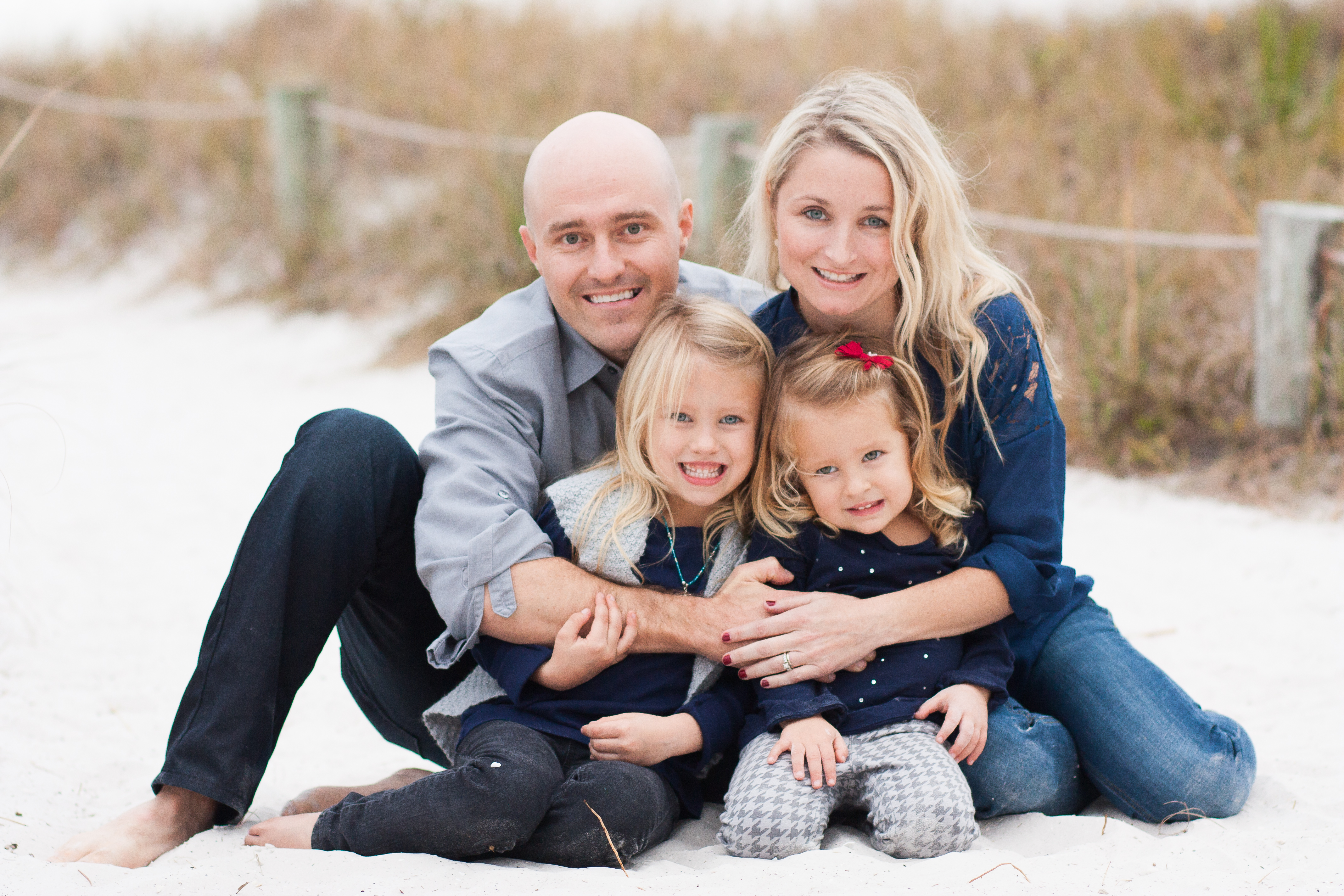 Beach Family Portraits on Siesta Key with Stacey Marks Photography