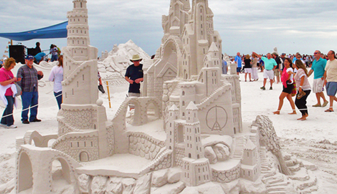 The Siesta Key Crystal Classic Sand Sculpting Contest and Festival