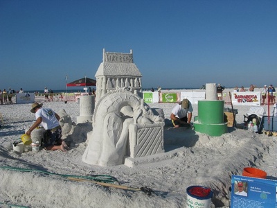 Siesta Key Beach Crystal Classic Master Sand Sculpting Contest