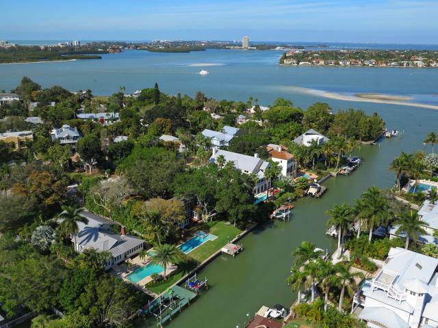 Siesta Key Canal Front Homes for Sale