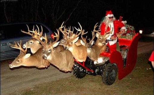 Why Men Need Female Supervision Santa and His Reindeer